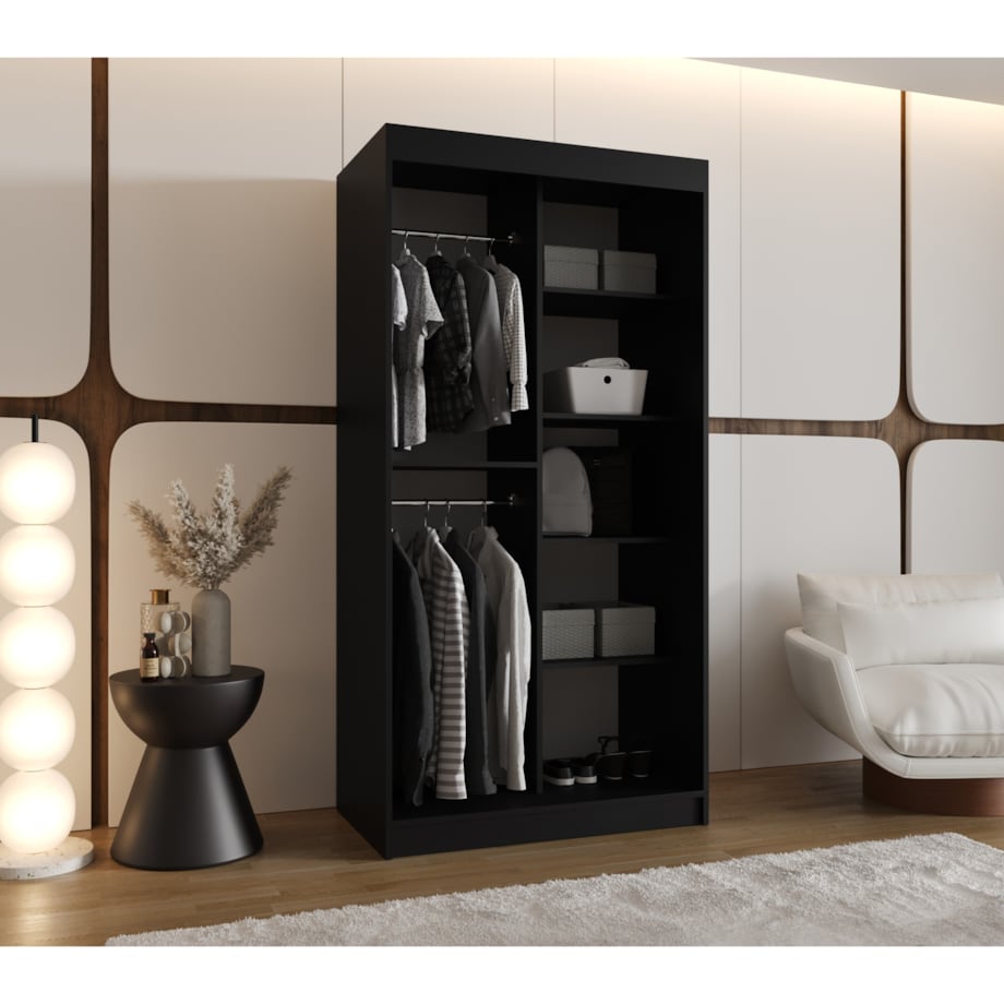 Szafa przesuwna ULTRA 100 czarny