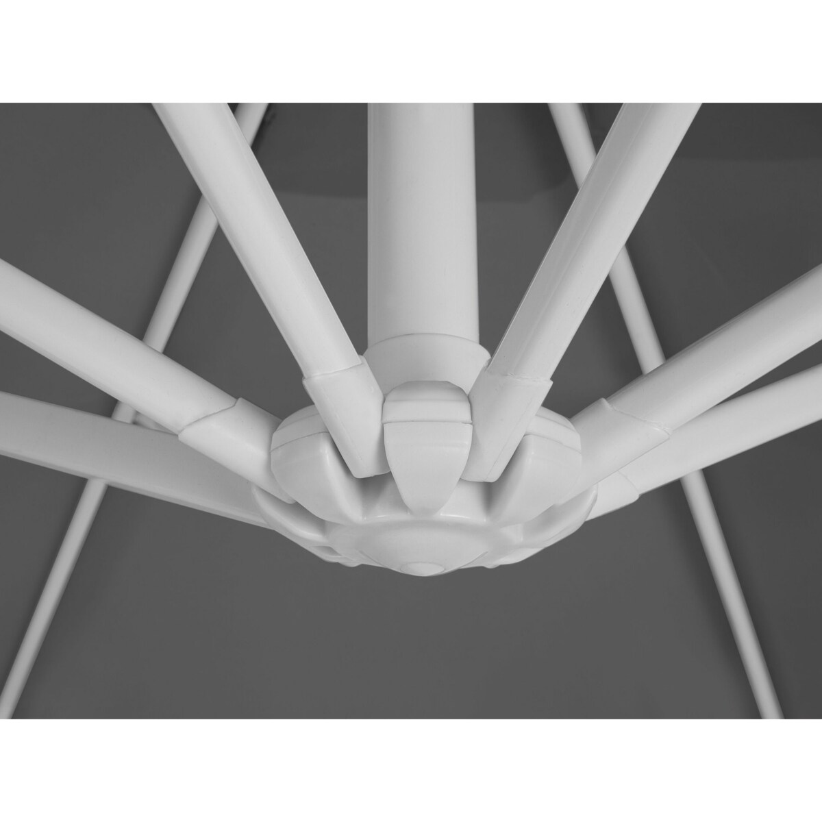 Parasol ogrodowy na wysięgniku 250 cm MONZA Ciemnoszary