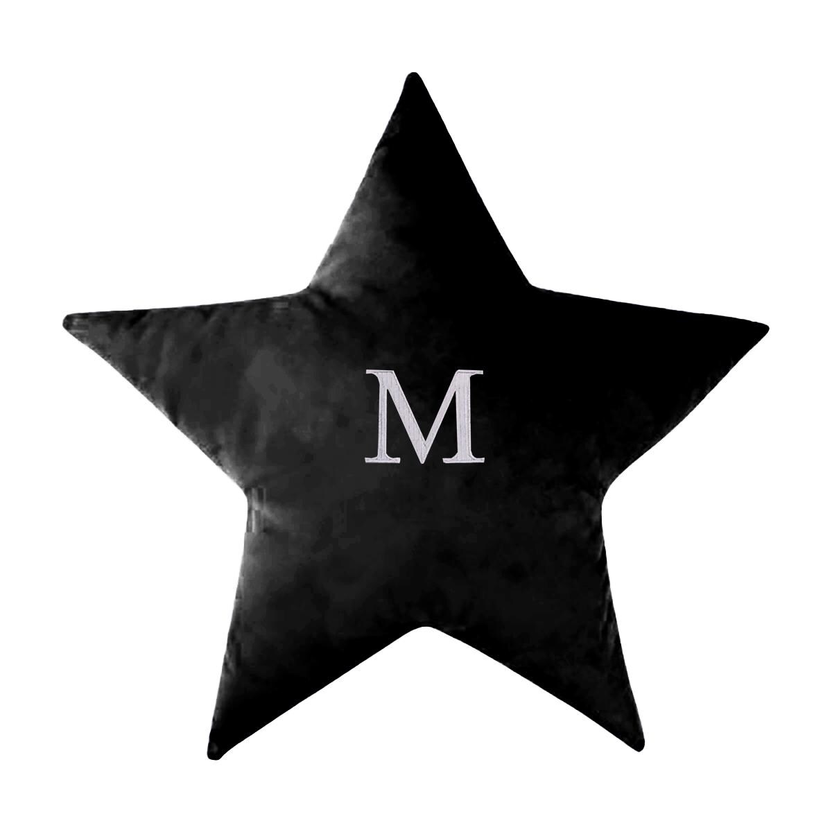 Poduszka GWIAZDKA VELVET VE2219 | czarny