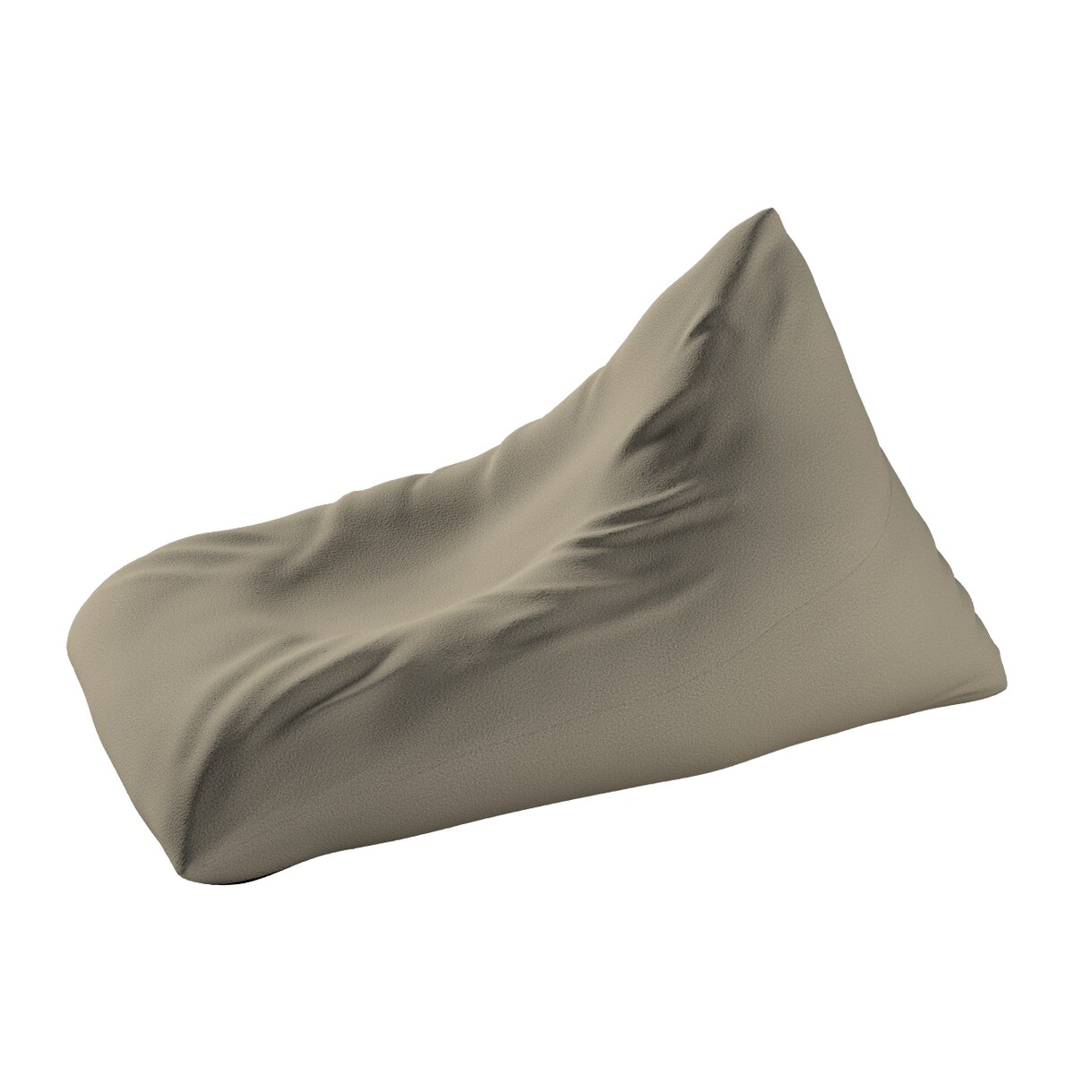 Pufo-leżanka, jasny beż, 85 x 140 x 100 cm, Boucle