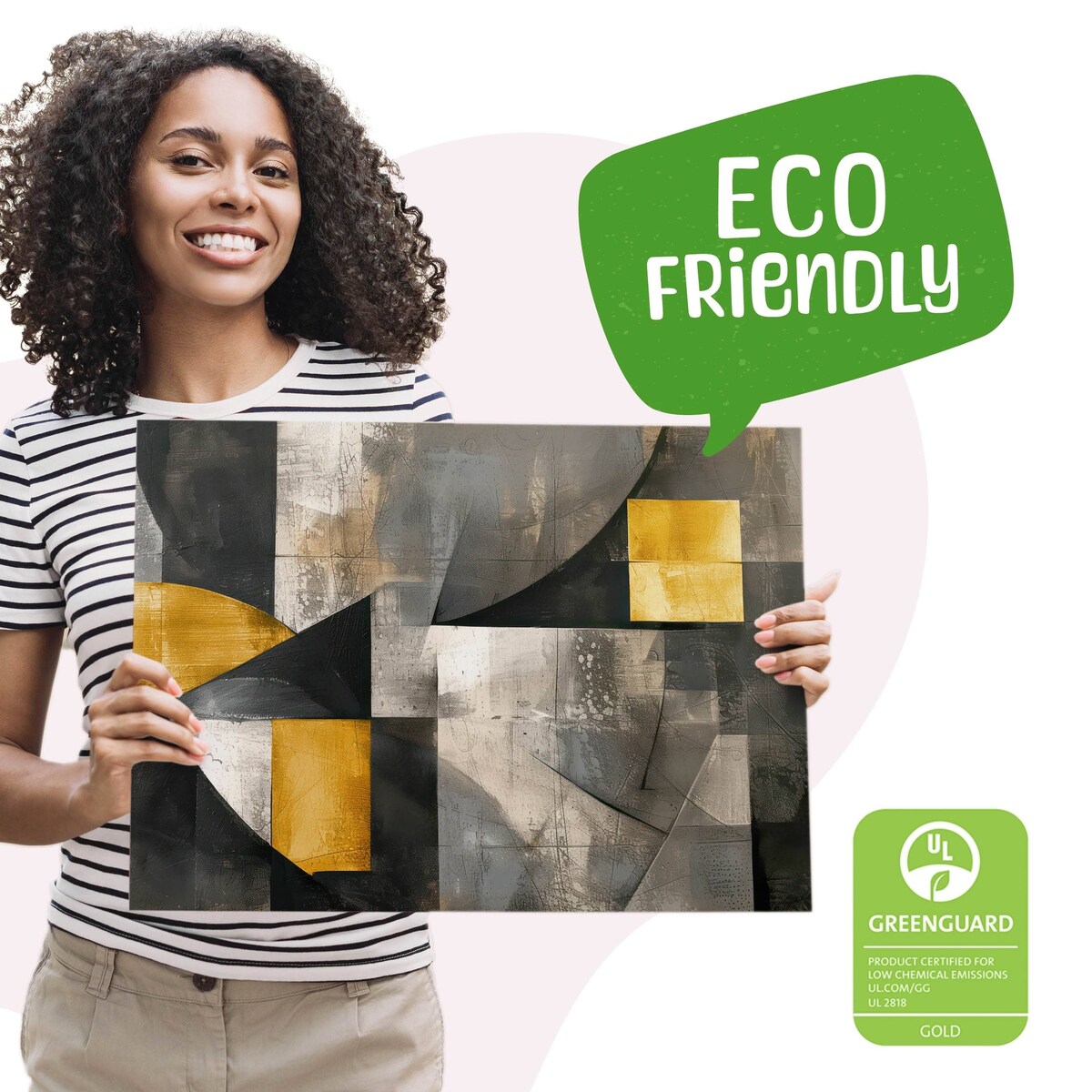 Obraz Na Płótnie Do Salonu Wzory Geometryczne Abstrakcja Beton 120x80cm