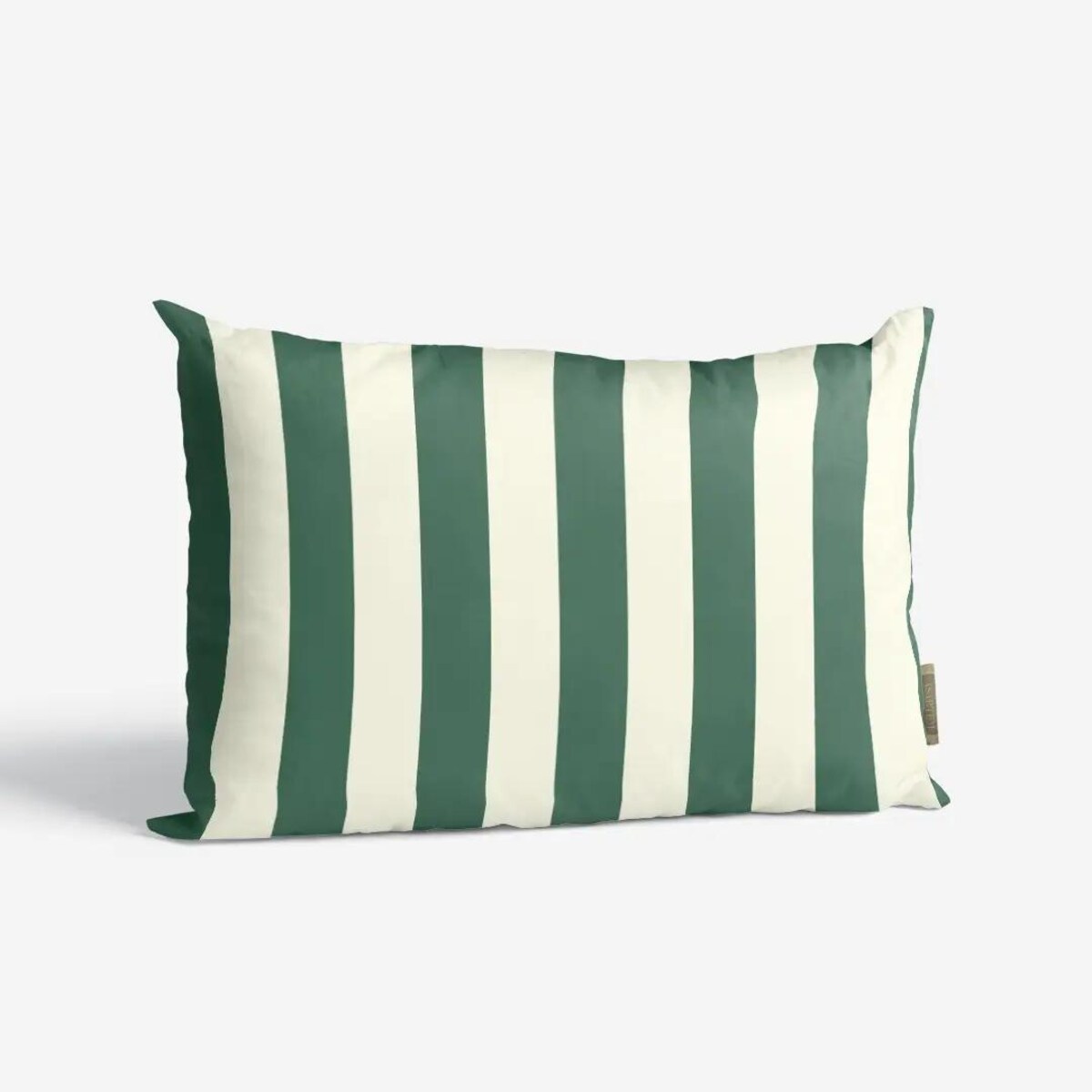 Poduszka świąteczna - klasyczne zielone pasy