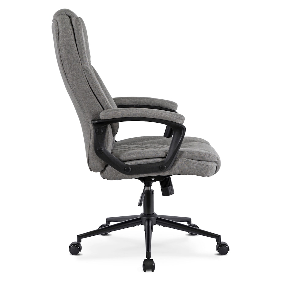 Fotel biurowy obrotowy ergonomiczny do biurka szary PHONIX