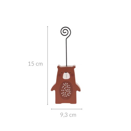 Stojak na karteczki, podstawa zwierzak, 9,3 x 2 x 15 cm