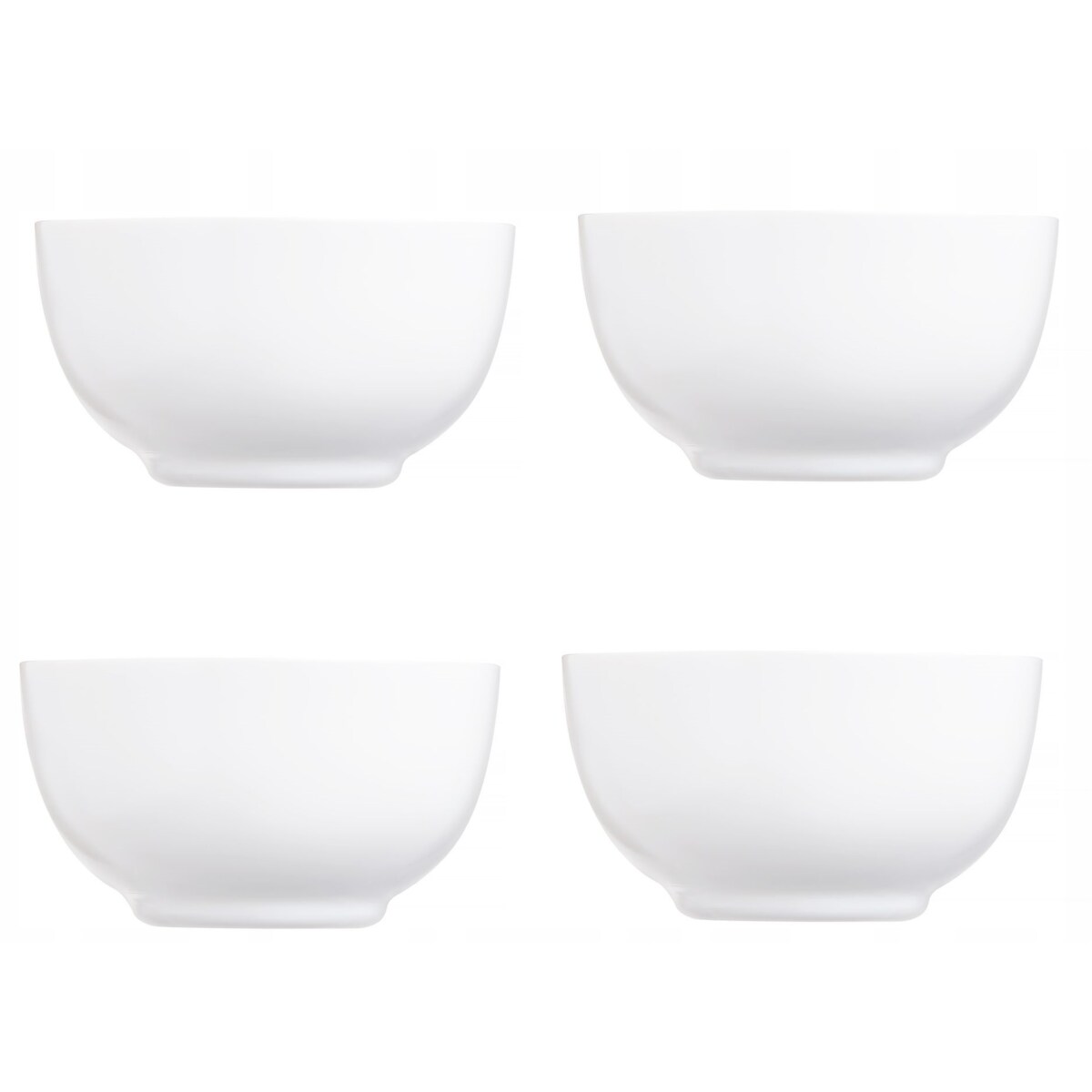 MISECZKA miska 4 x 750 ml LUMINARC diwali salaterka na śniadanie zupę BIAŁA