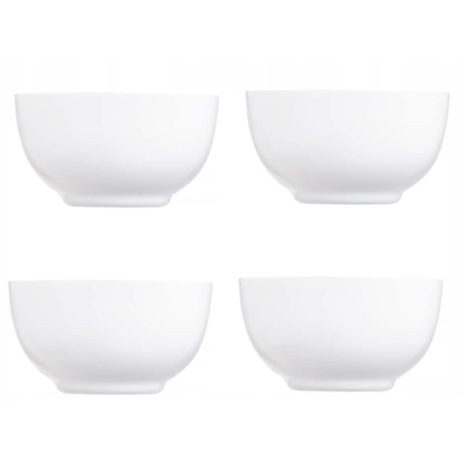 MISECZKA miska 4 x 750 ml LUMINARC diwali salaterka na śniadanie zupę BIAŁA