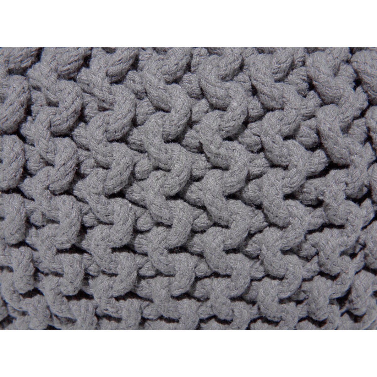 Puf 40 x 25 cm ciemnoszary CONRAD