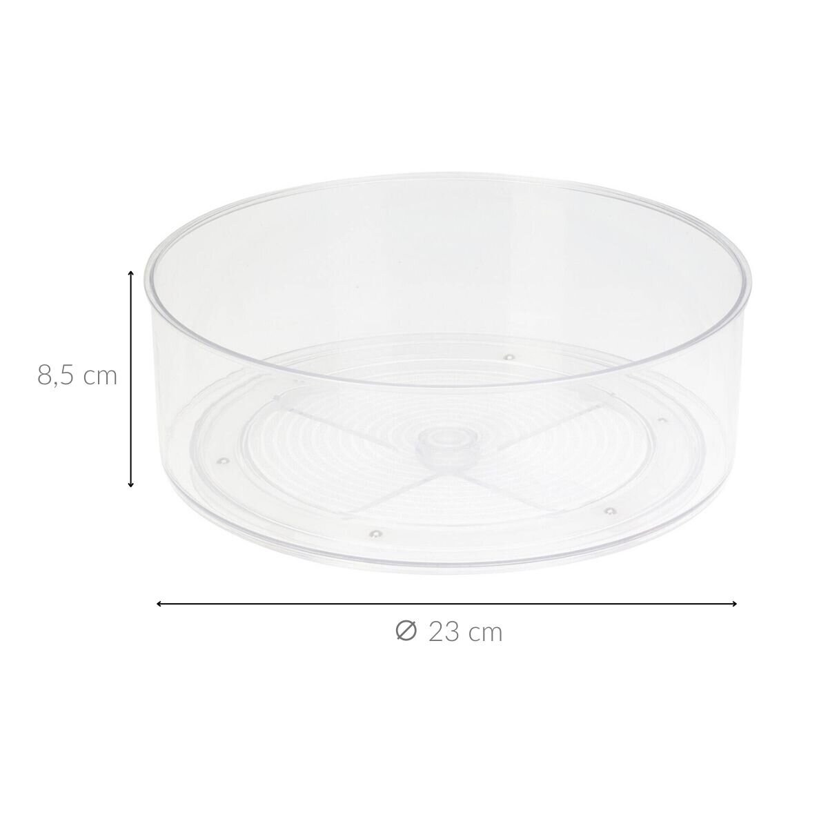 Organizer do lodówki obrotowy, wysoki, Ø 23 cm