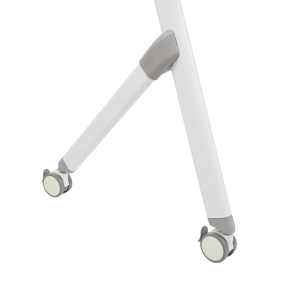 Składane biurko BENDI Biały 120 cm 60 cm z kółkami
