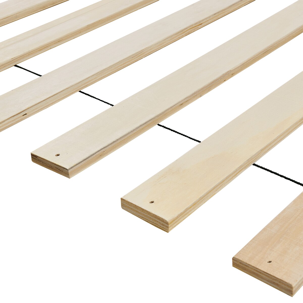 Łóżko LED Rattan AURAY 160 x 200 cm Brązowy