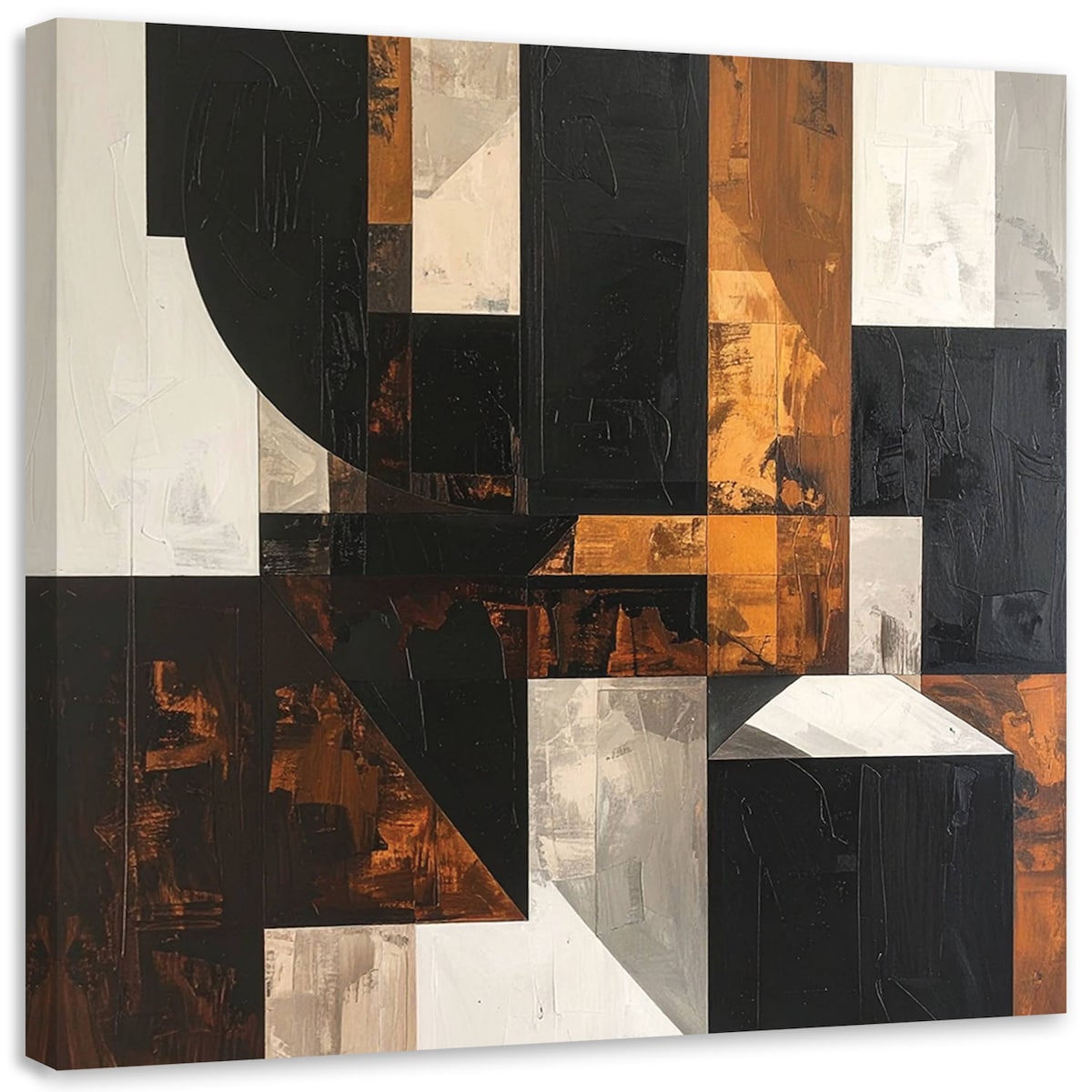 Obraz do salonu sypialni biura loftu, Abstrakcja tekstura brązowy