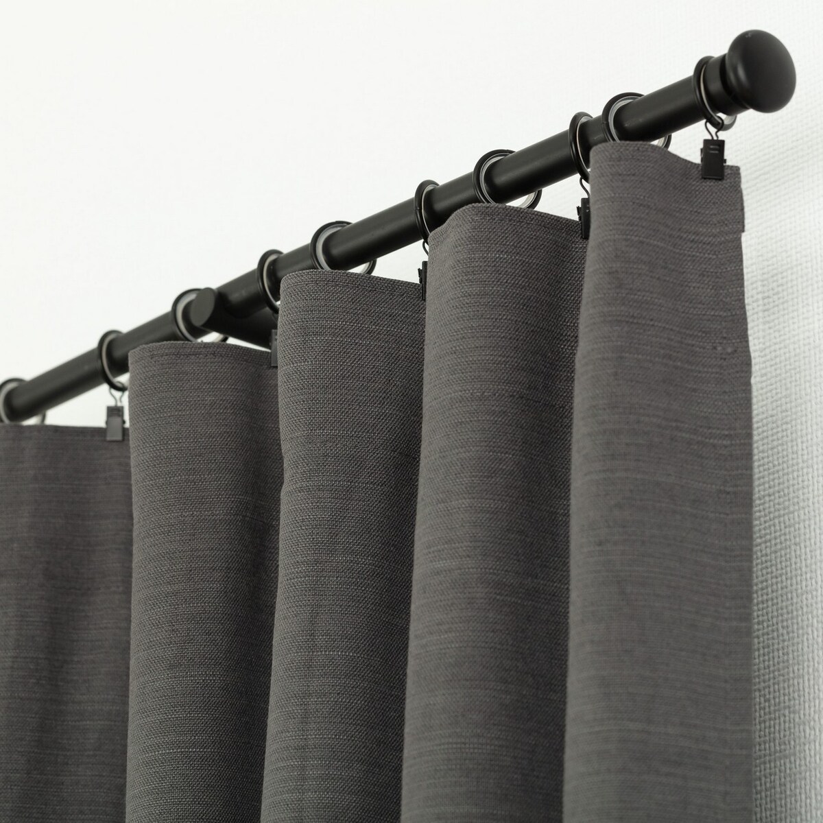 Zasłona BASIC na taśmie marszczącej 140x280cm łupkowo-szary 1szt. 140x280 szary