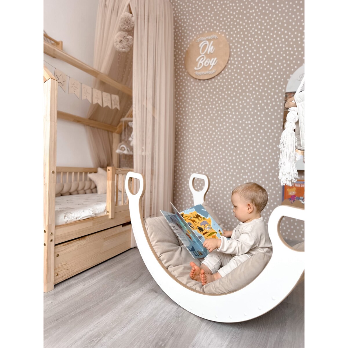 Poducha materac do DUŻEGO bujaka - BEŻOWY