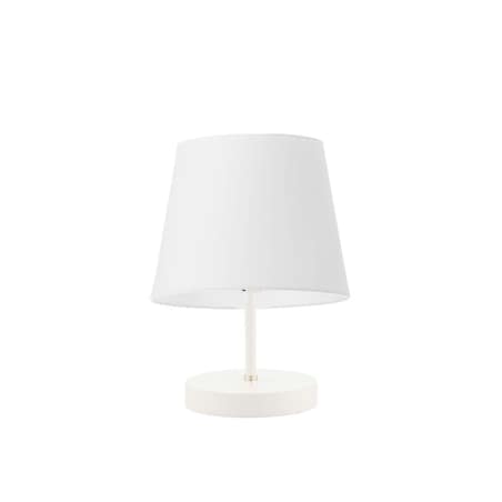Lampka nocna na biurko lampa biurkowa LED z abażurem stożek PICOLO