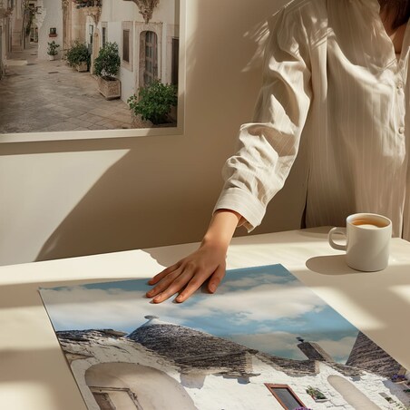 plakat alberobello apulia włochy 50x70