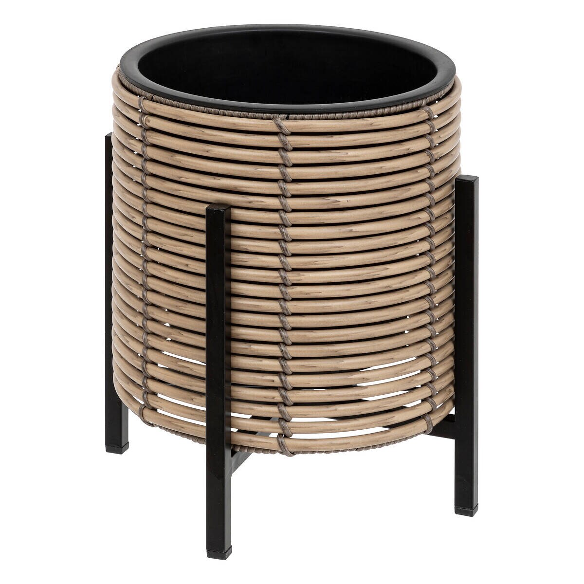 Zestaw doniczek na stojakach, 3 szt.