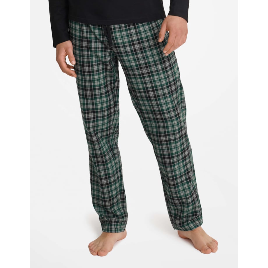 Piżama Usher 40946-99X Czarna Czarny, M