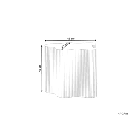 Stolik pomocniczy czarny PERRY