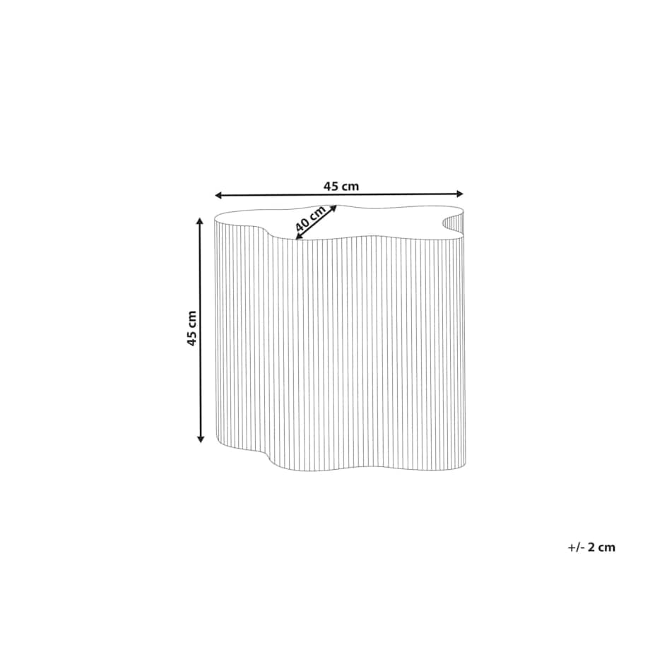 Stolik pomocniczy czarny PERRY