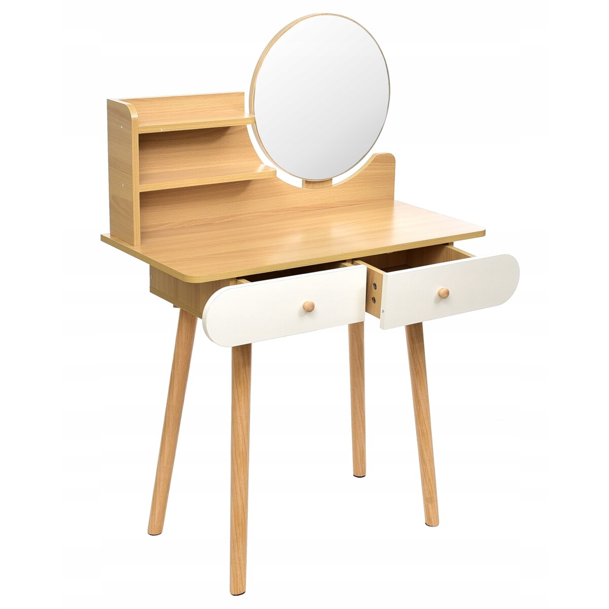 Toaletka z lustrem SCANDI kosmetyczna skandynawska