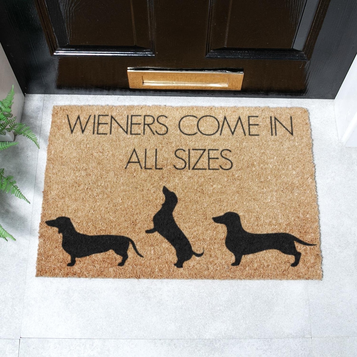 Wycieraczka Weiners Come in All Sizes