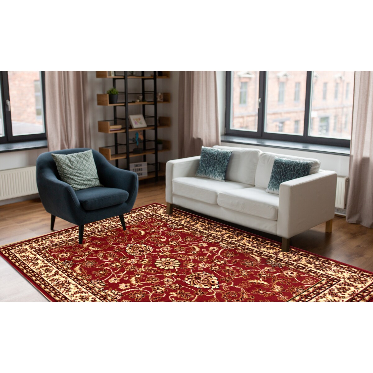 Dywan BCF Morad KLASYK klasyczny - bordo 200x300 cm