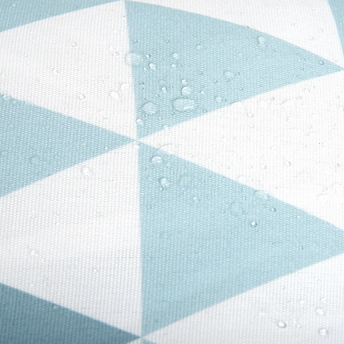 Zestaw 2 poduszek ogrodowych TRIFOS Wzór geometryczny 40 x 70 cm Niebieski