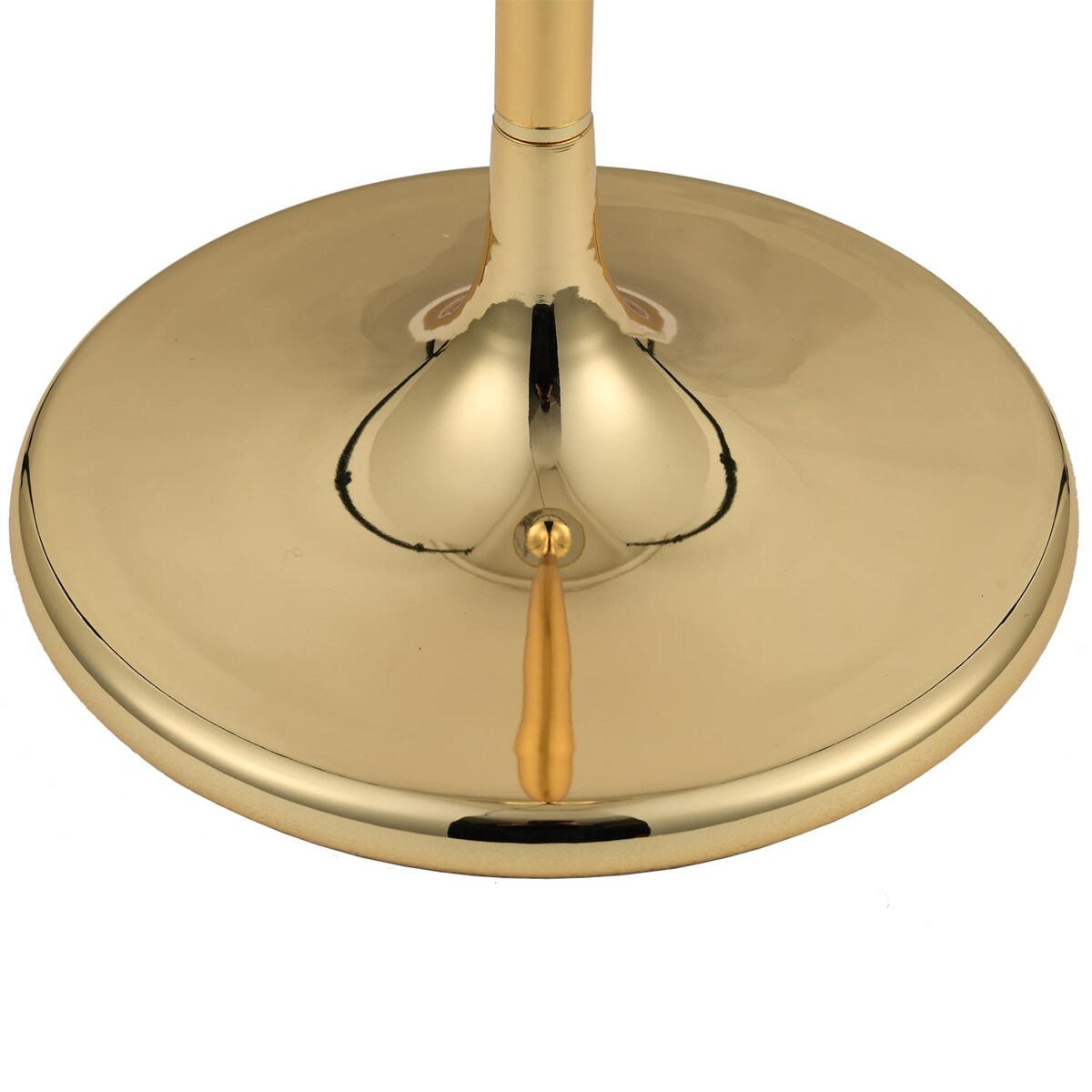 Podłogowa lampa z abażurem Queen ML-8046-F gold Step klasyczna złota