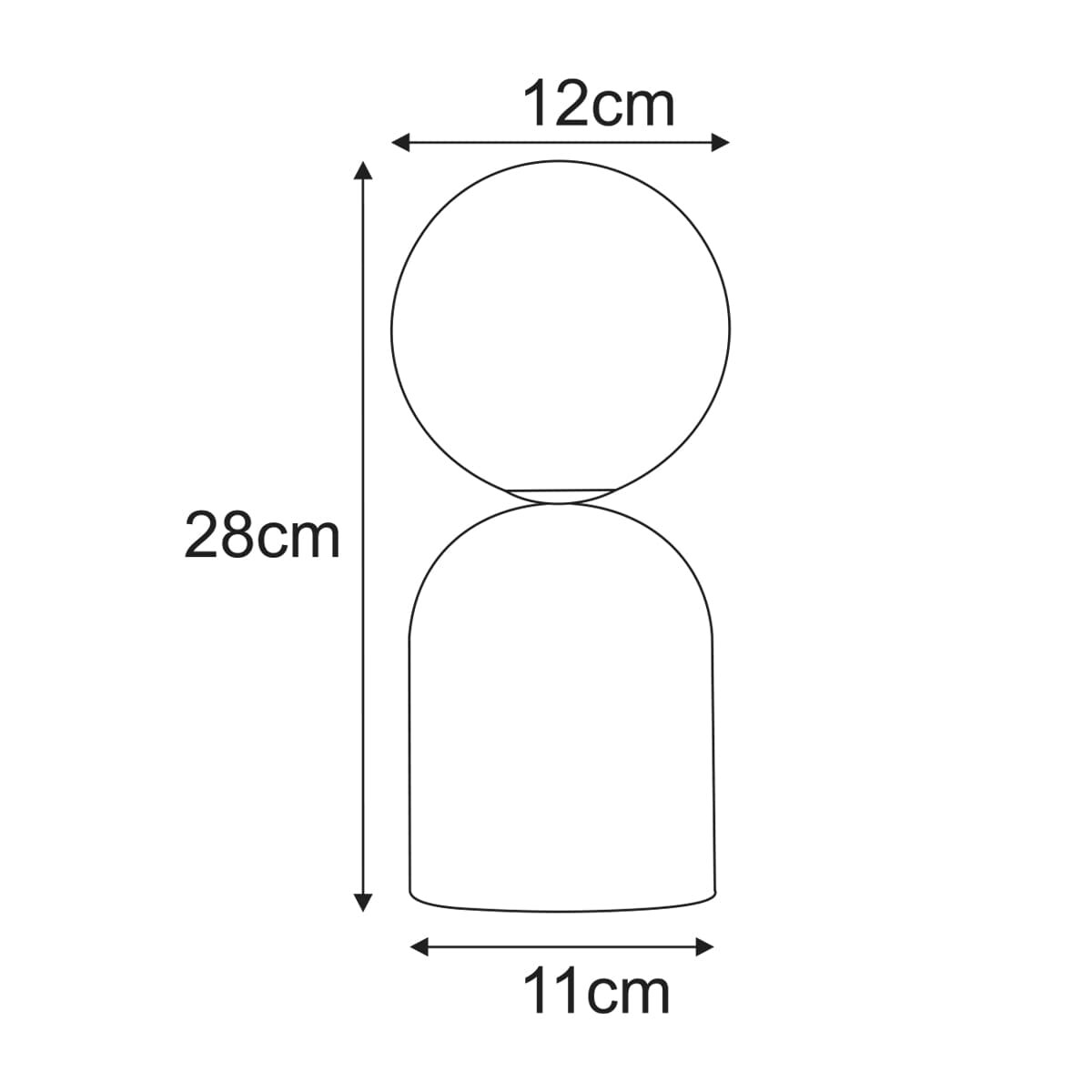 Lampka stołowa K-5973 z serii KONI