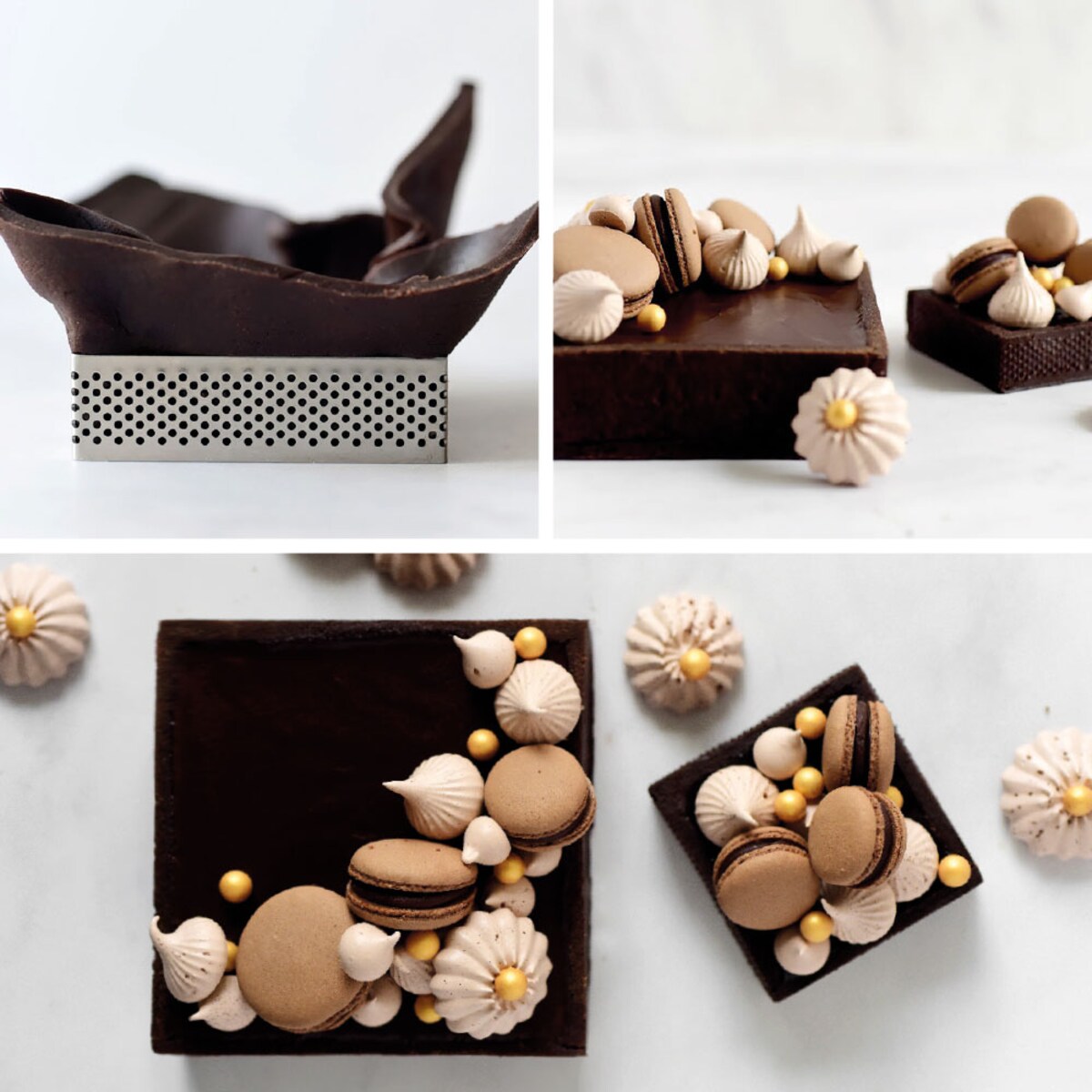 Rant cukierniczy kwadratowy Ø 20 x 20 cm x 2 cm