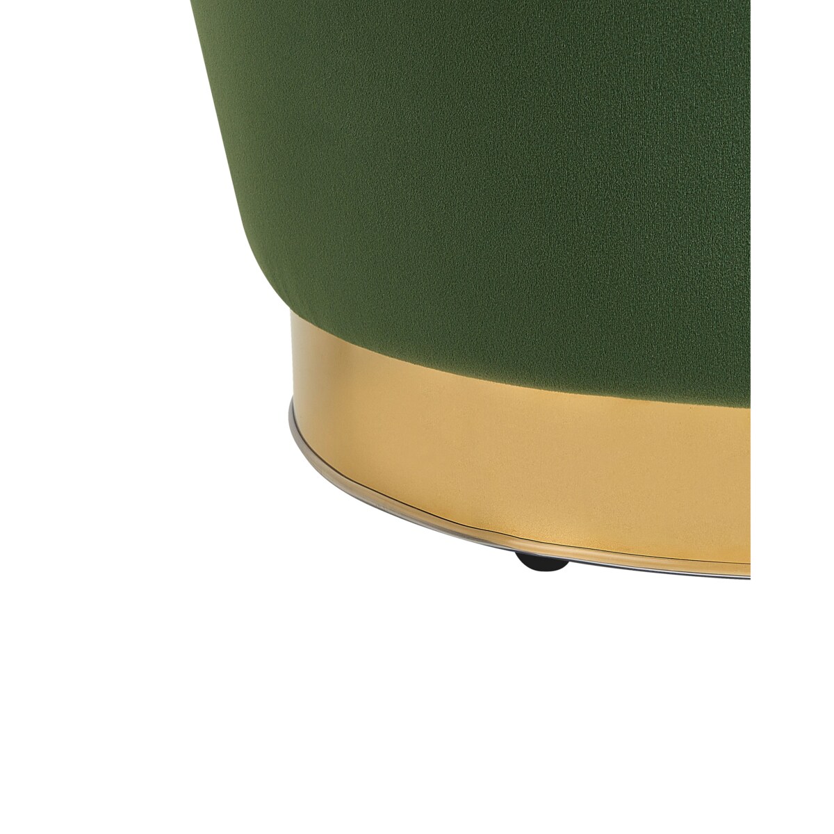 Fotel welurowy zielony ALBY