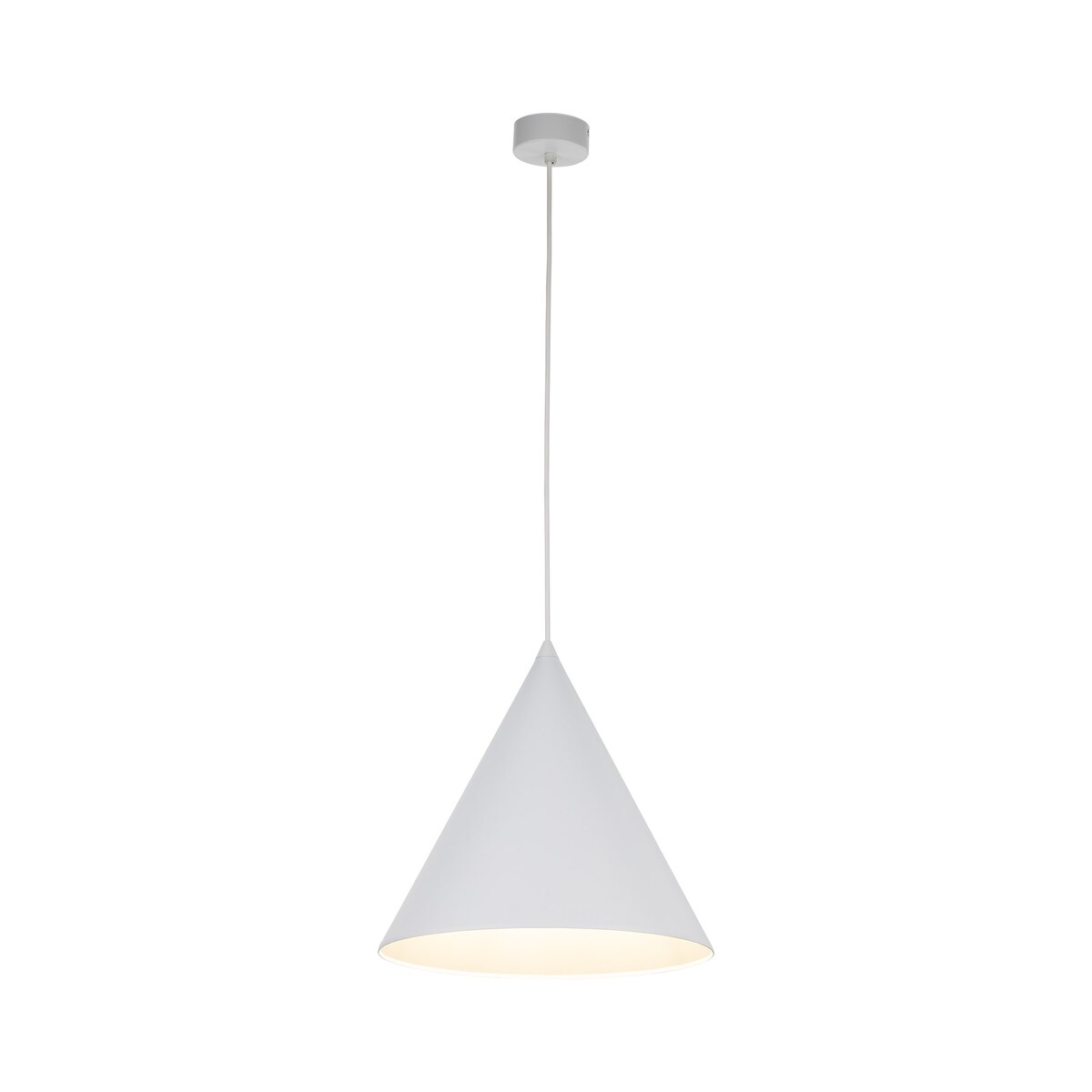 Lampa wisząca TK Lighting CONO WHITE 10009 biała E27 regulowana do salonu kuchni jadalni