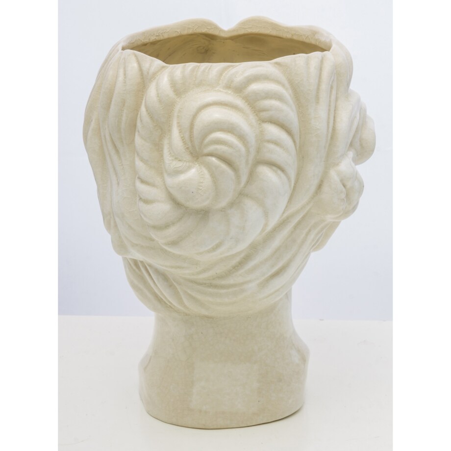 Osłonka kamionkowa 24x17,5x19 cm LADY FACE