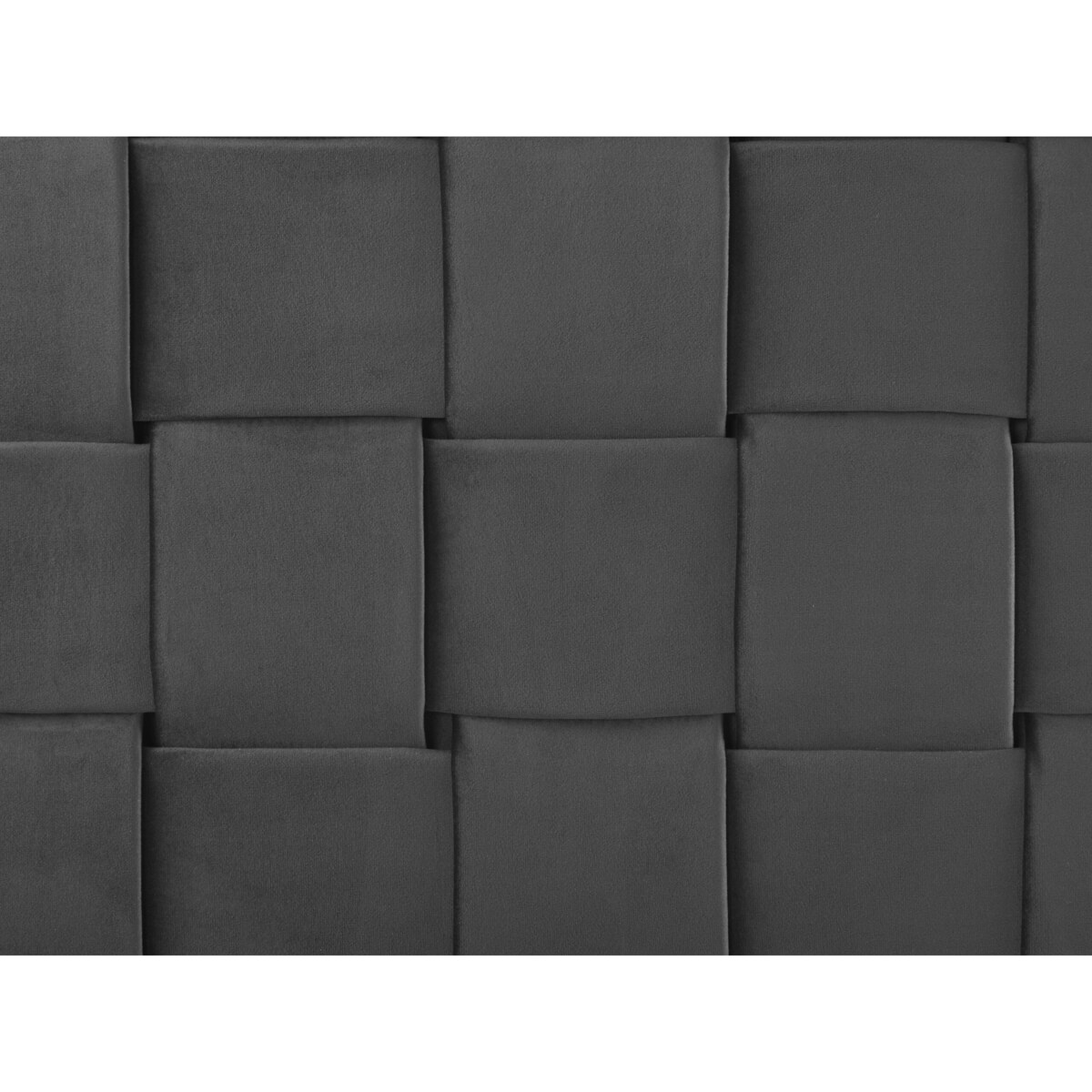 Łóżko welurowe 180 x 200 cm czarne LIMOUX