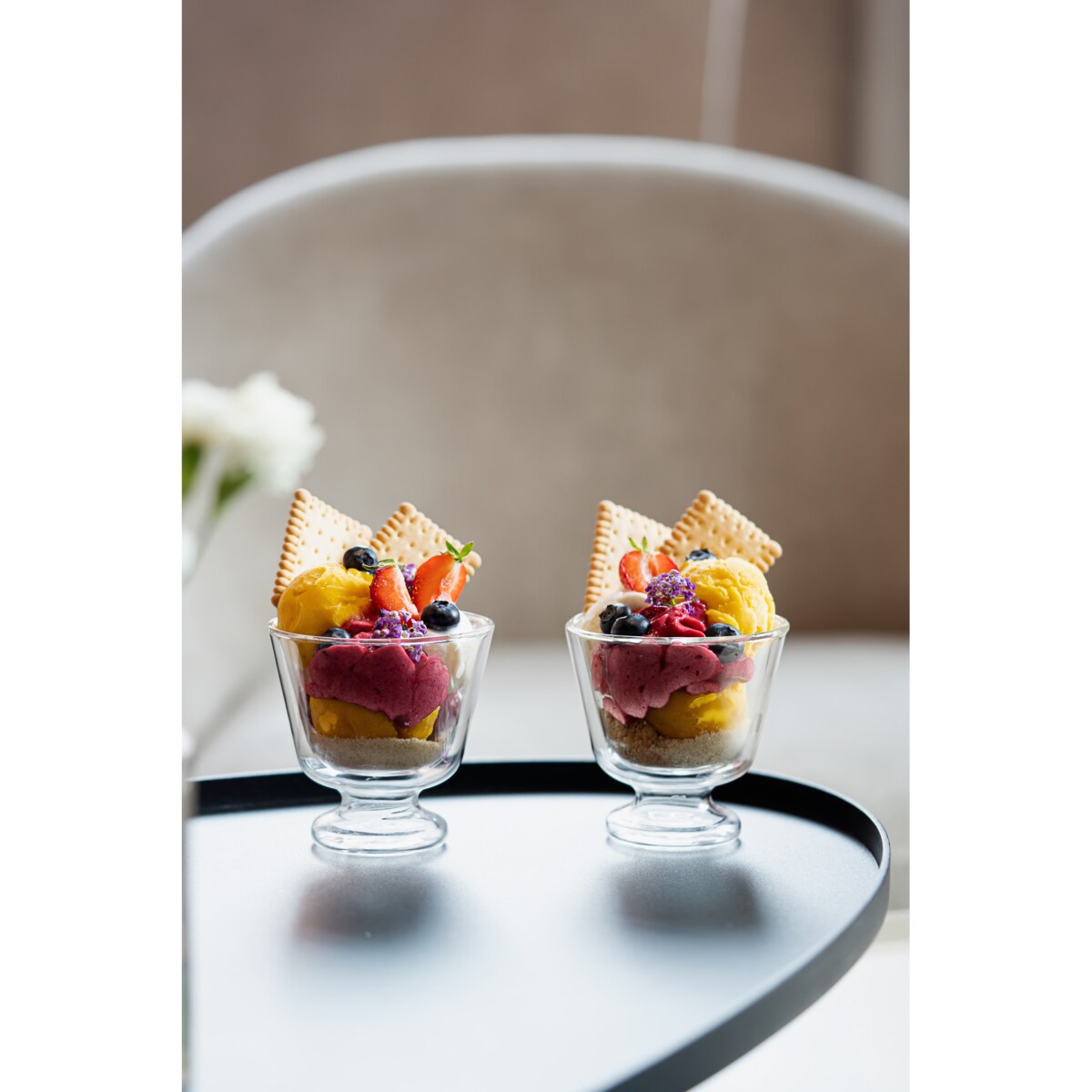 2 pucharki do deserów z podwójną ścianką 250 ml Soho 9002