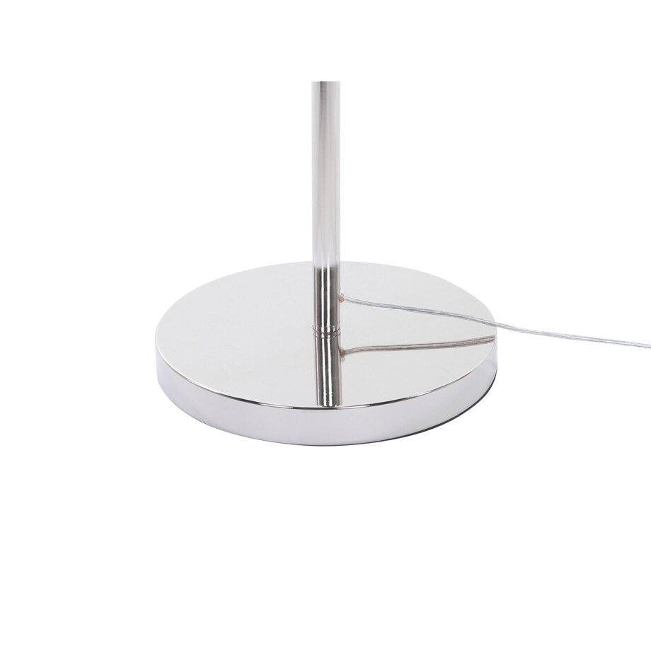 Lampa podłogowa metalowa srebrna NUON
