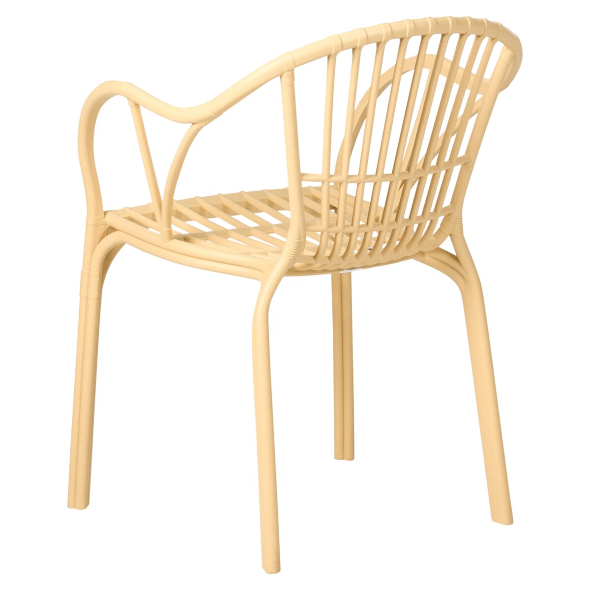 Zestaw 4 krzeseł ogrodowych ANDORA Beżowy