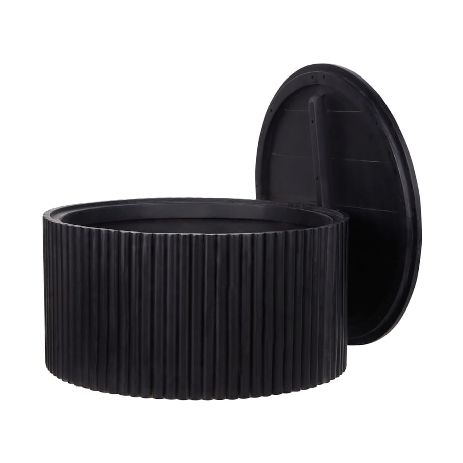 Stolik kawowy Drewno mango Czarny KIRKWOOD