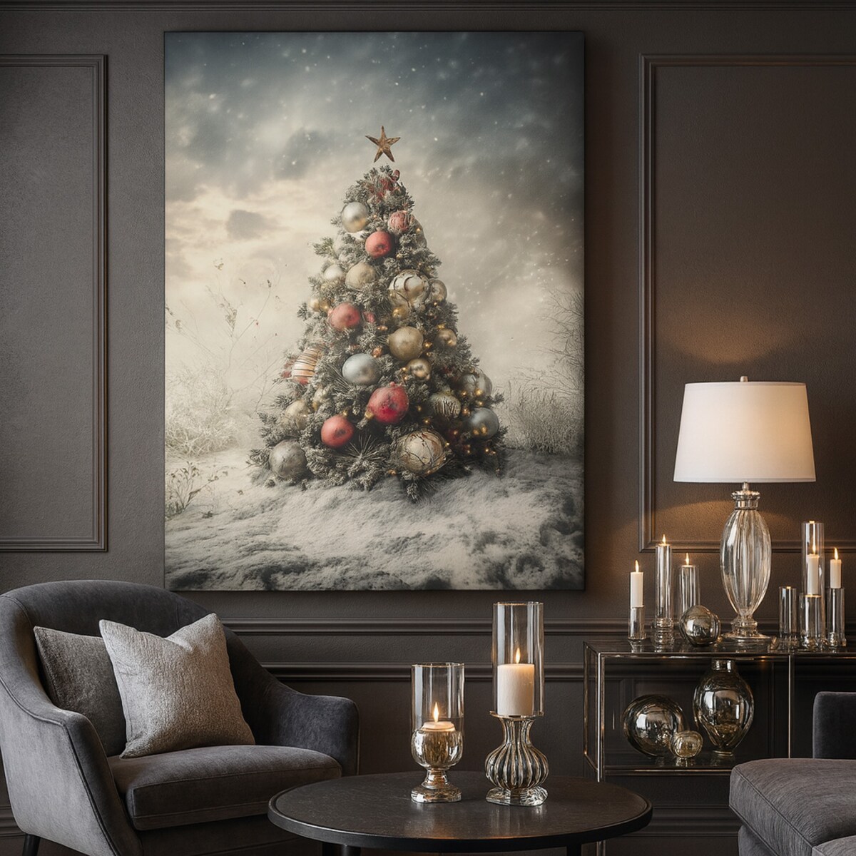 Obraz Canvas Choinka 70cm x 100cm