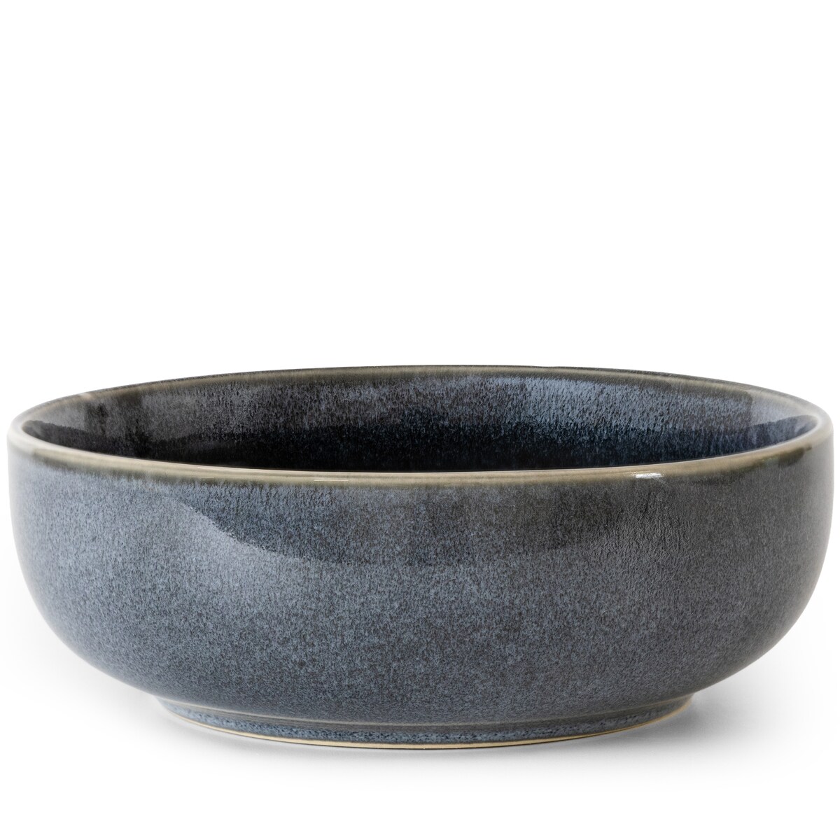 EDA Zestaw obiadowy 6 os. (18 el.), niebieski/szary/beżowy