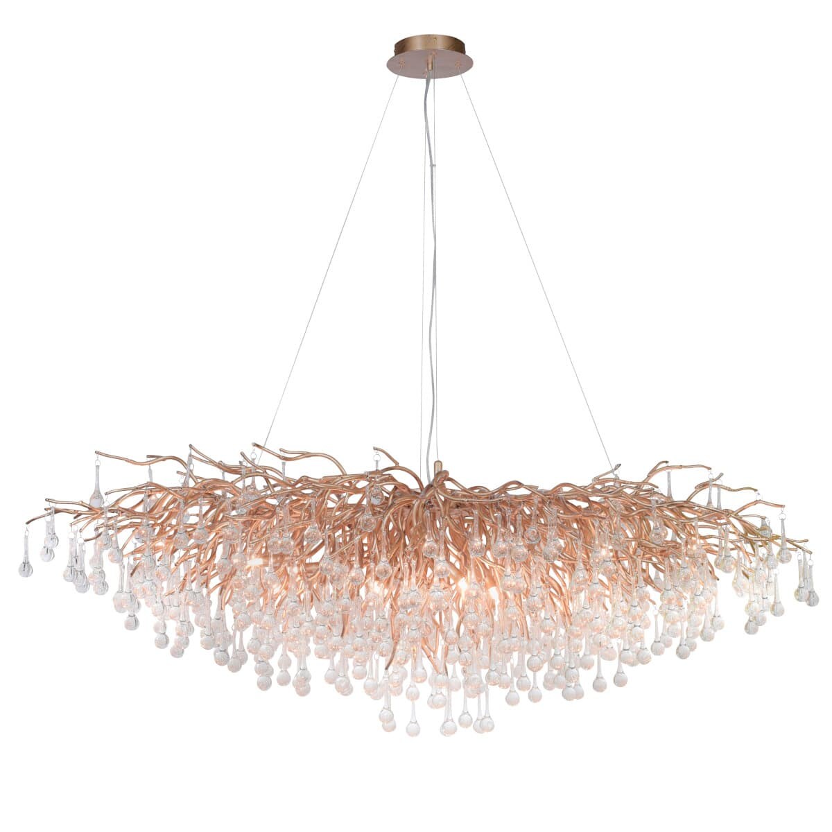 Nowoczesna lampa wisząca Icicle 2031-11 dekoracyjna mosiądz