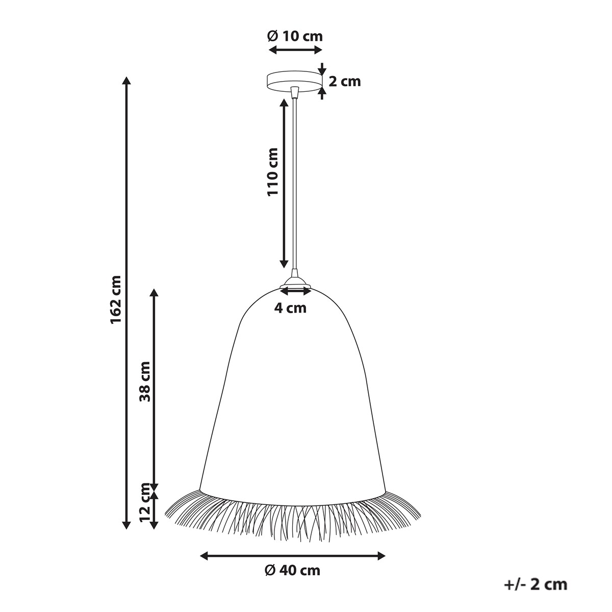 Lampa wisząca ARYS Hiacynt wodny Naturalny