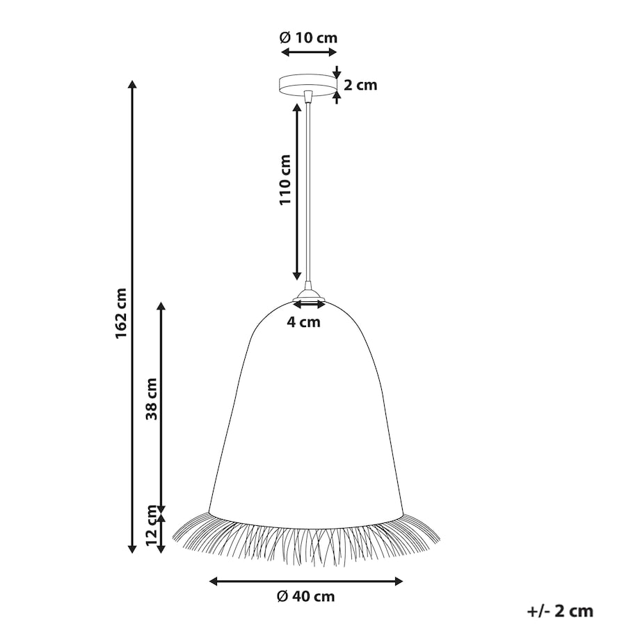 Lampa wisząca ARYS Hiacynt wodny Naturalny
