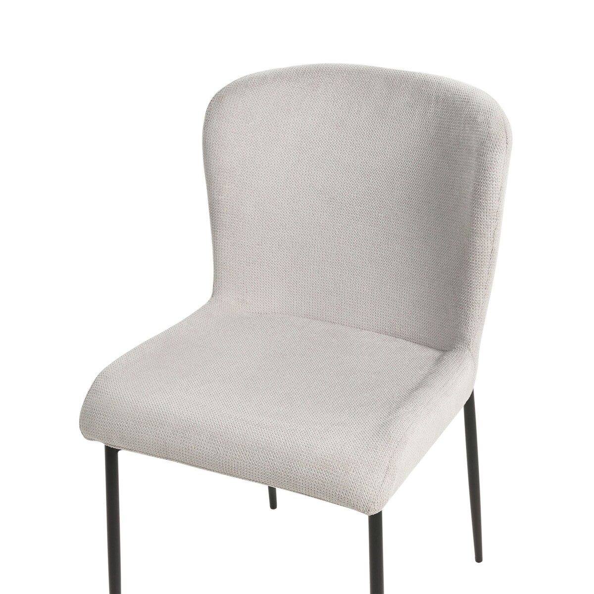 Zestaw 2 krzeseł do jadalni ADA Jasnoszary