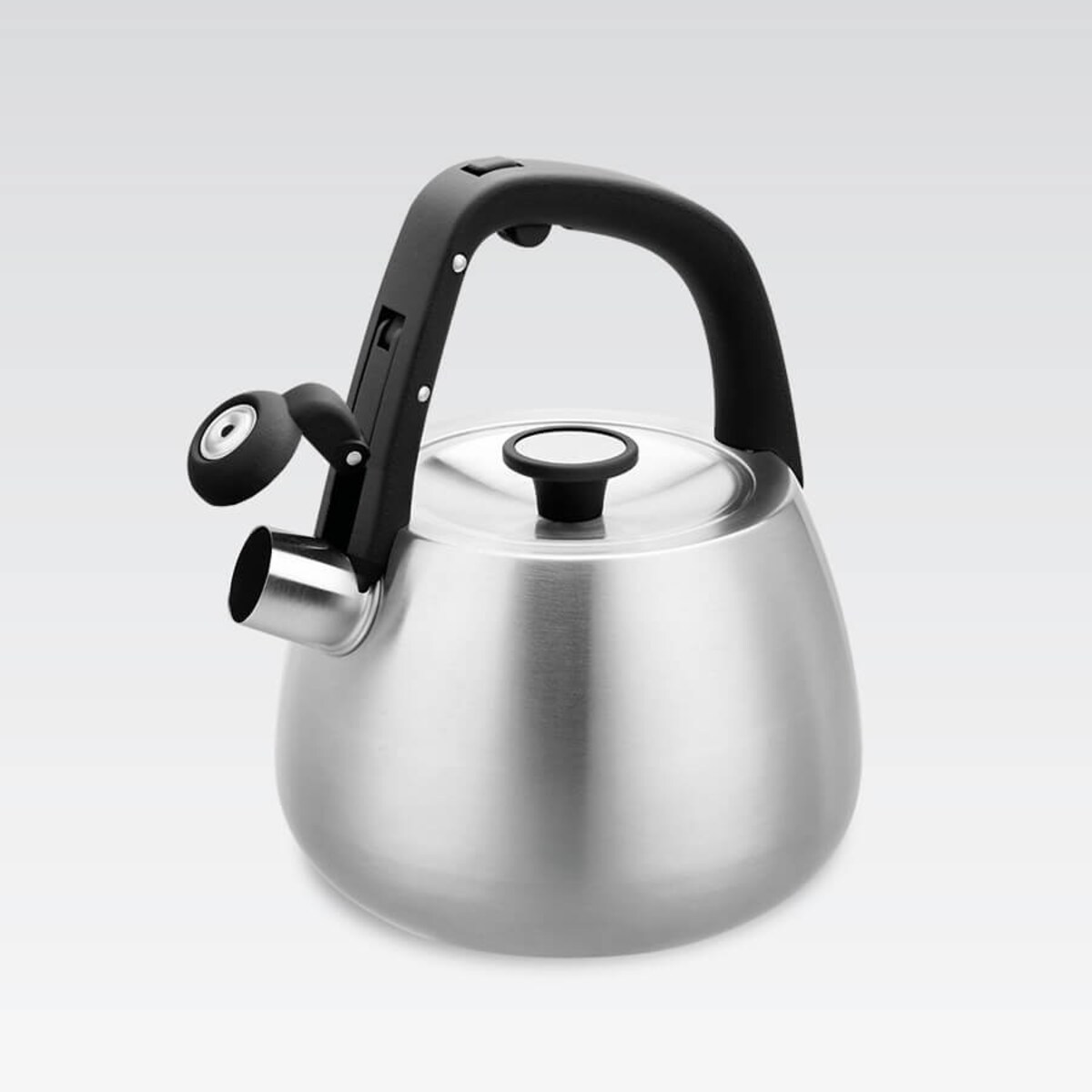 Czajnik stalowy z gwizdkiem na gaz indukcję 2.5L srebrny MAESTRO MR-1318