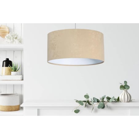 Lampa wisząca HOME 60 beżowa/biała