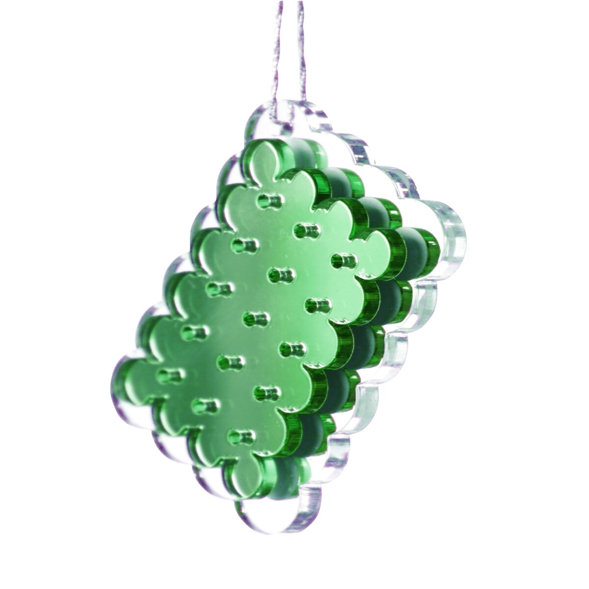 Dekoracje świąteczne domu HERBATNIKI zielone 6szt.