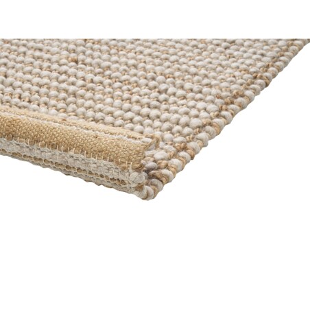 Dywan wełniany 80 x 150 cm beżowy BANOO