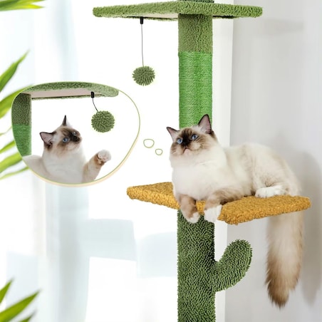 DRAPAK DLA KOTÓW SUFITOWY KAKTUS P70375