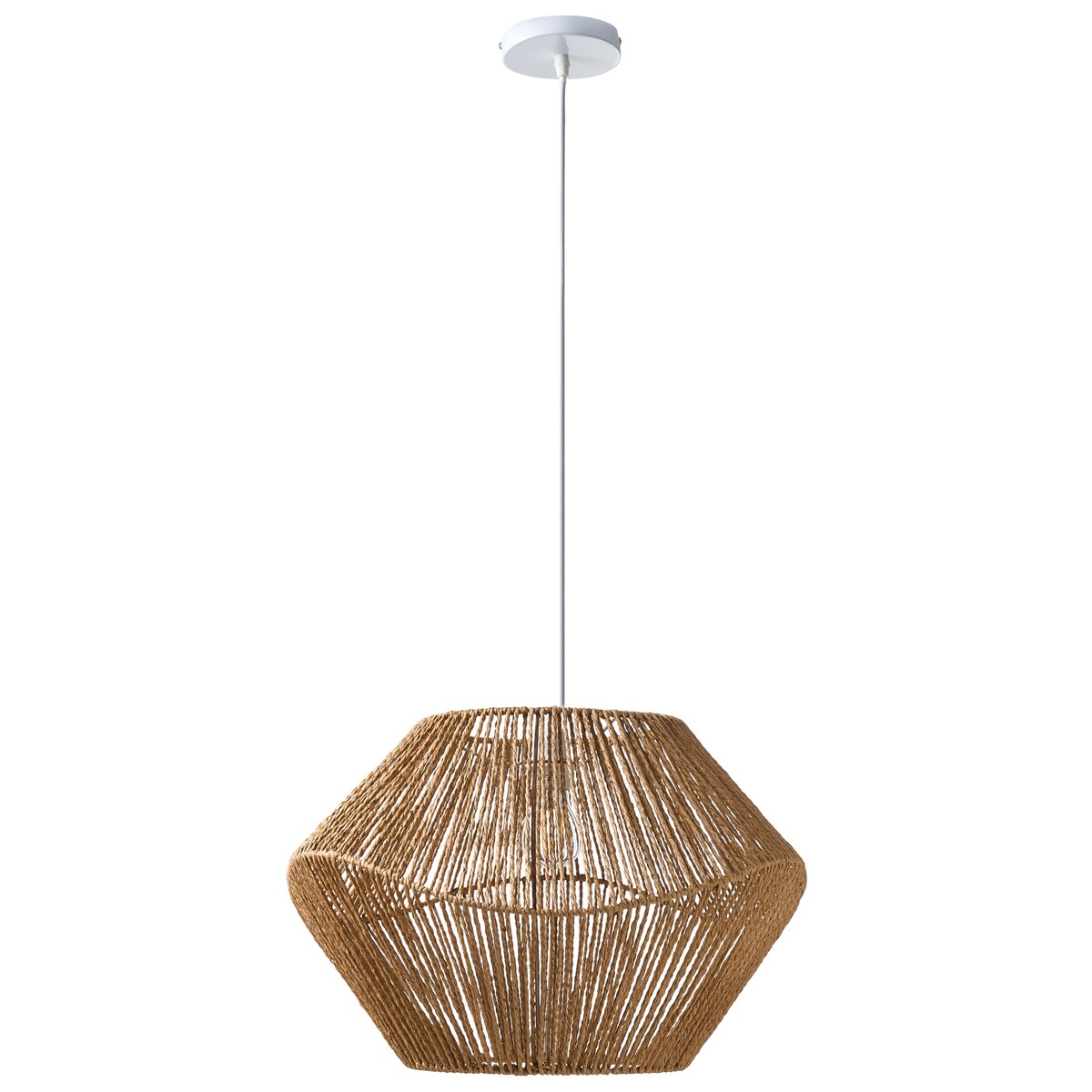 Lampa wisząca YAMBOU Papierowa plecionka Naturalny